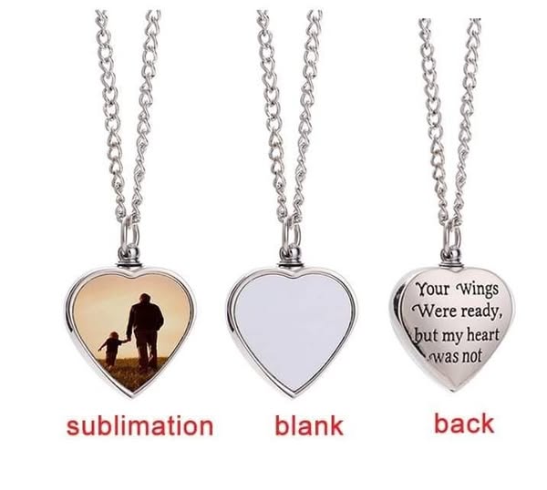Urn/Ashes Photo Necklace