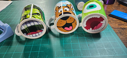 Mouth Bottom Coffee Cups