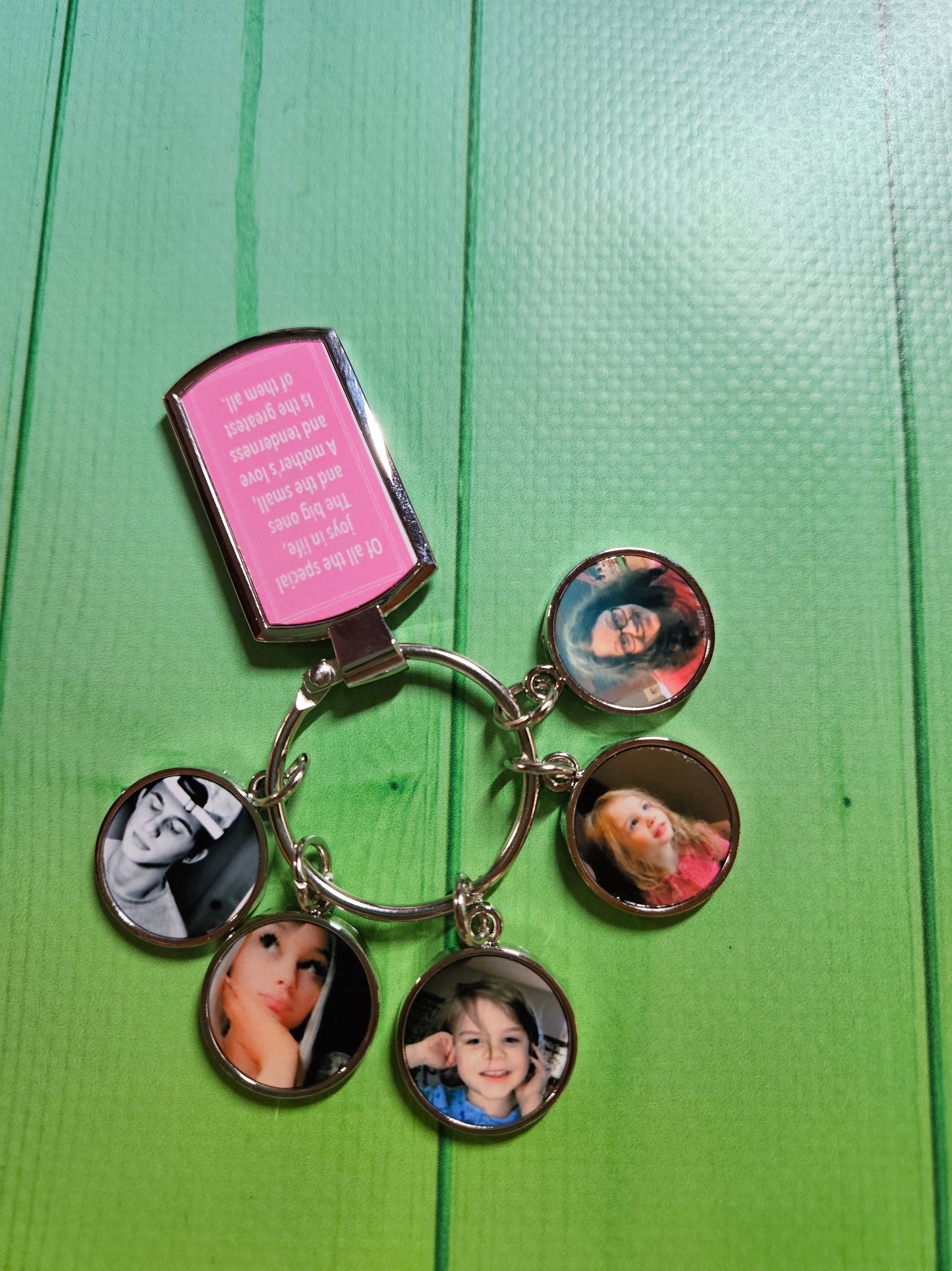 5 Photo Keychains