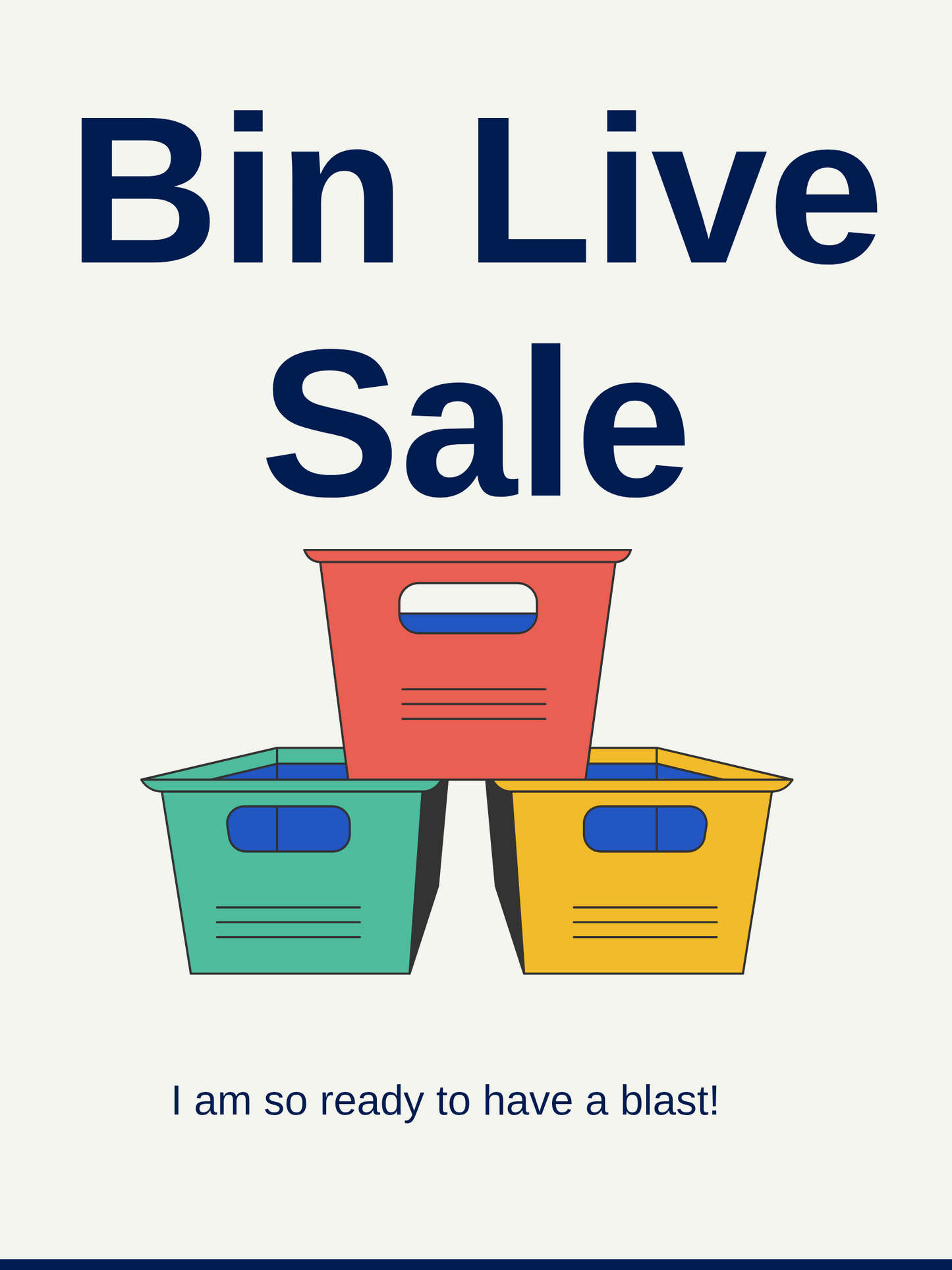 Bin Sale