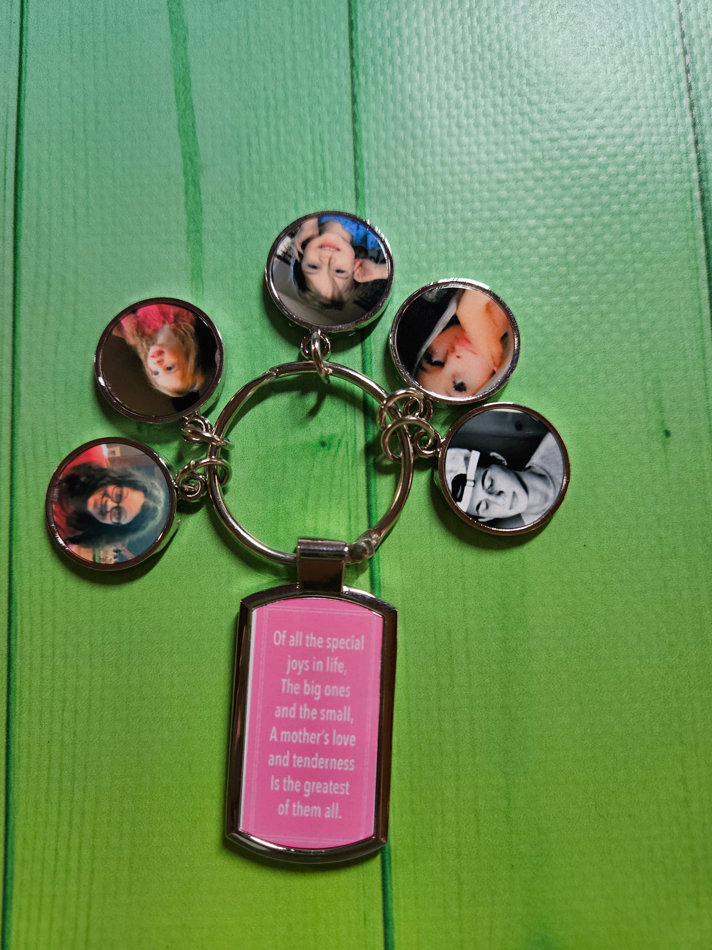 5 Photo Keychains