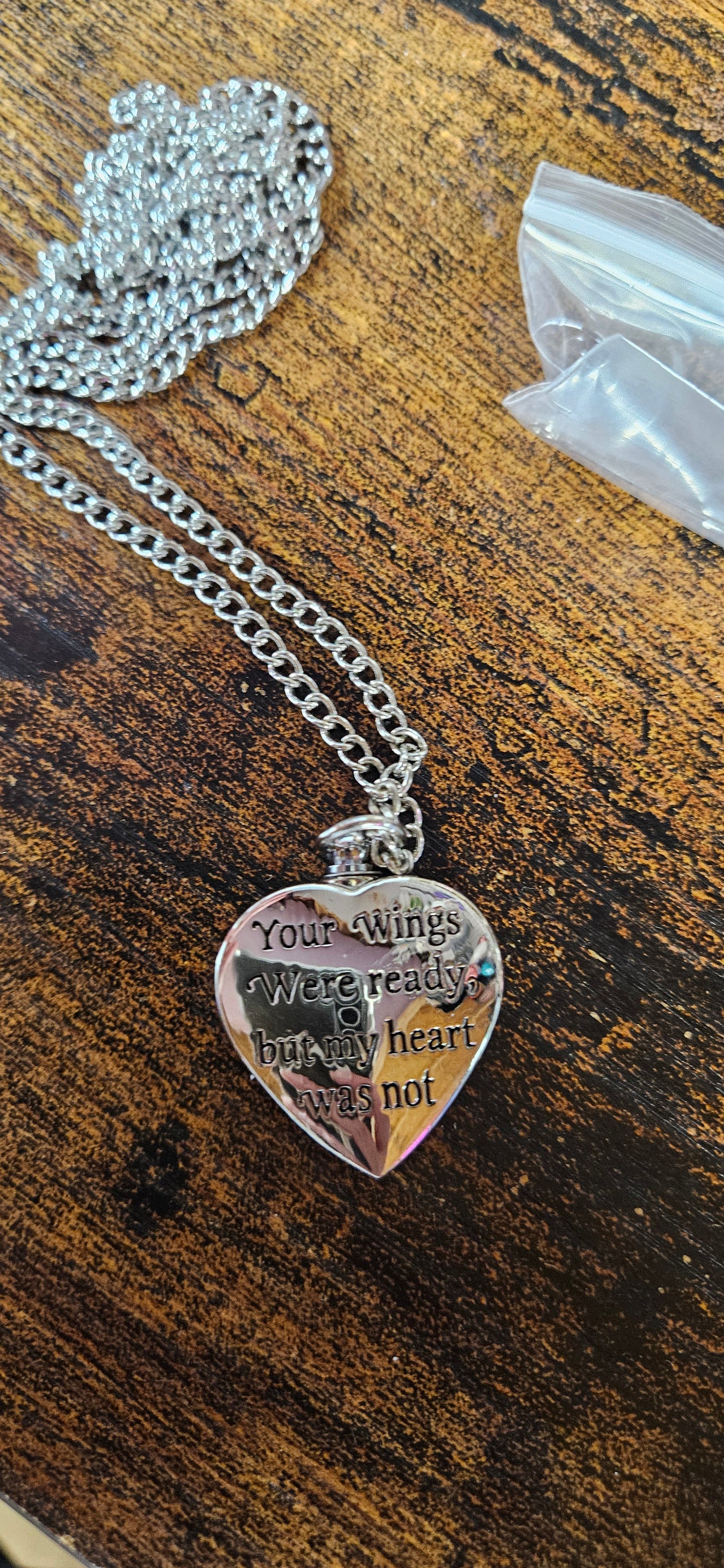 Urn/Ashes Photo Necklace