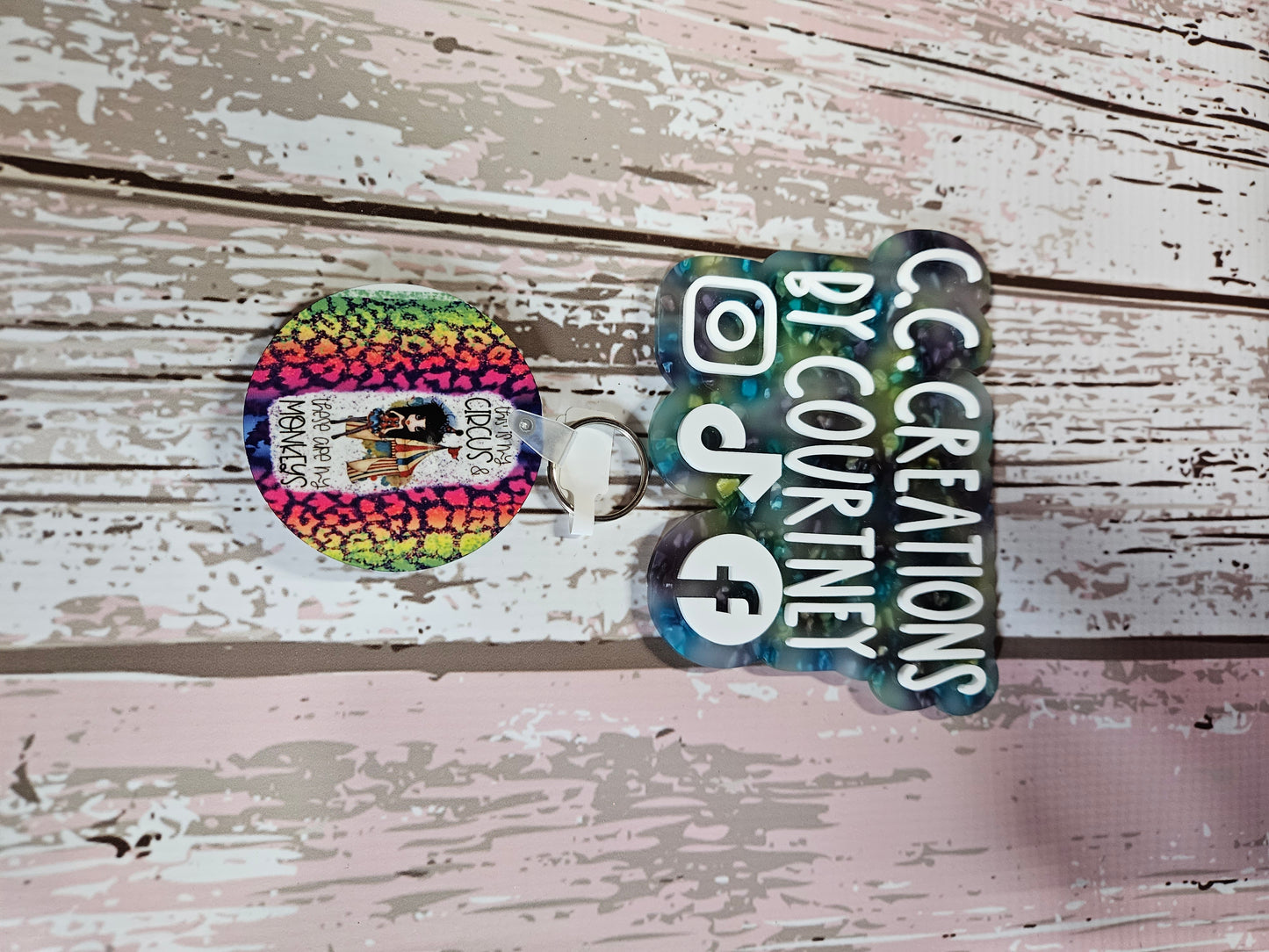 Custom Circle Keychains