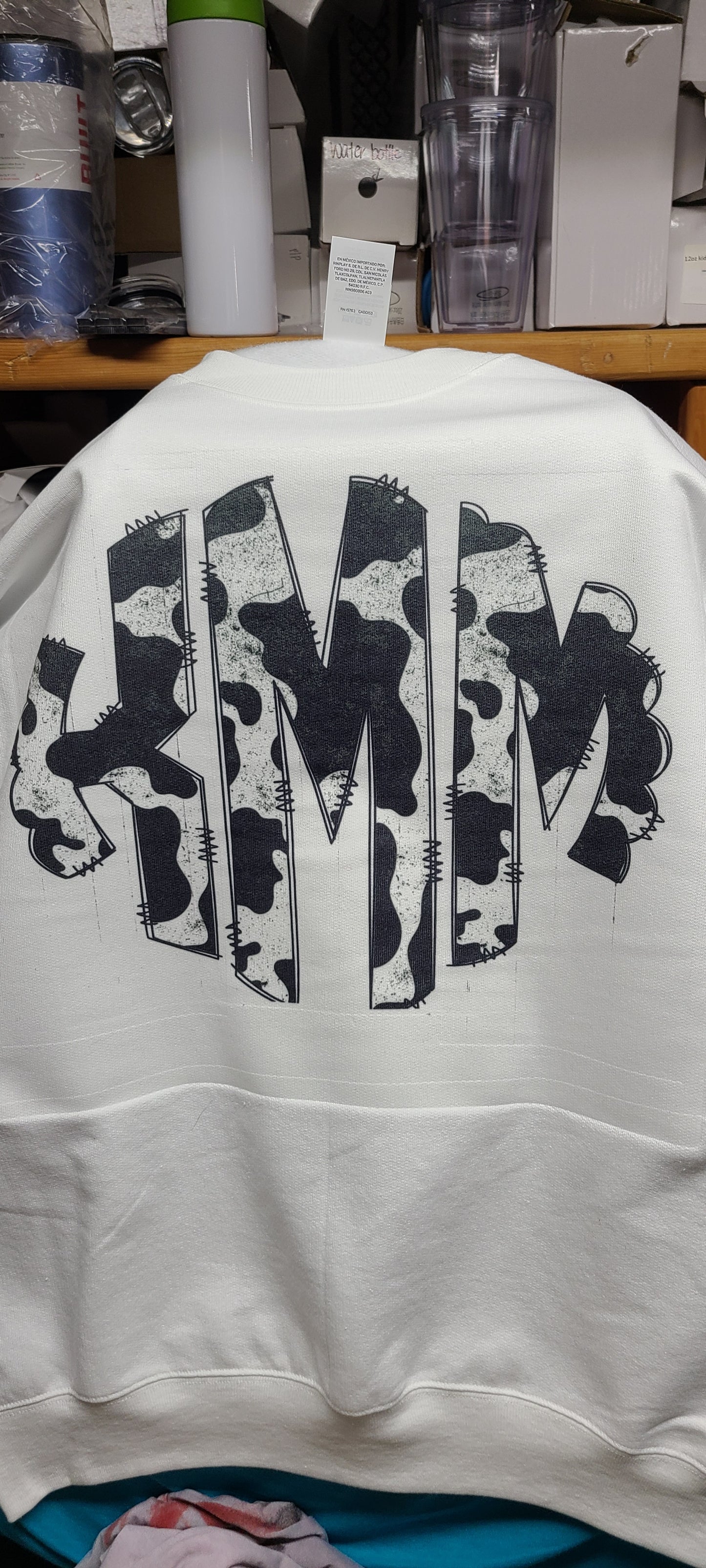 Fun Pattern Initial Shirts