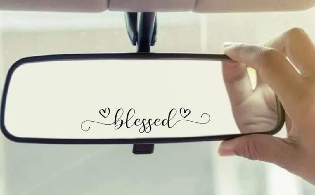 Rear View Mirror Decals