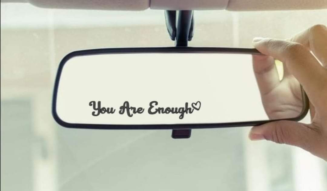 Rear View Mirror Decals