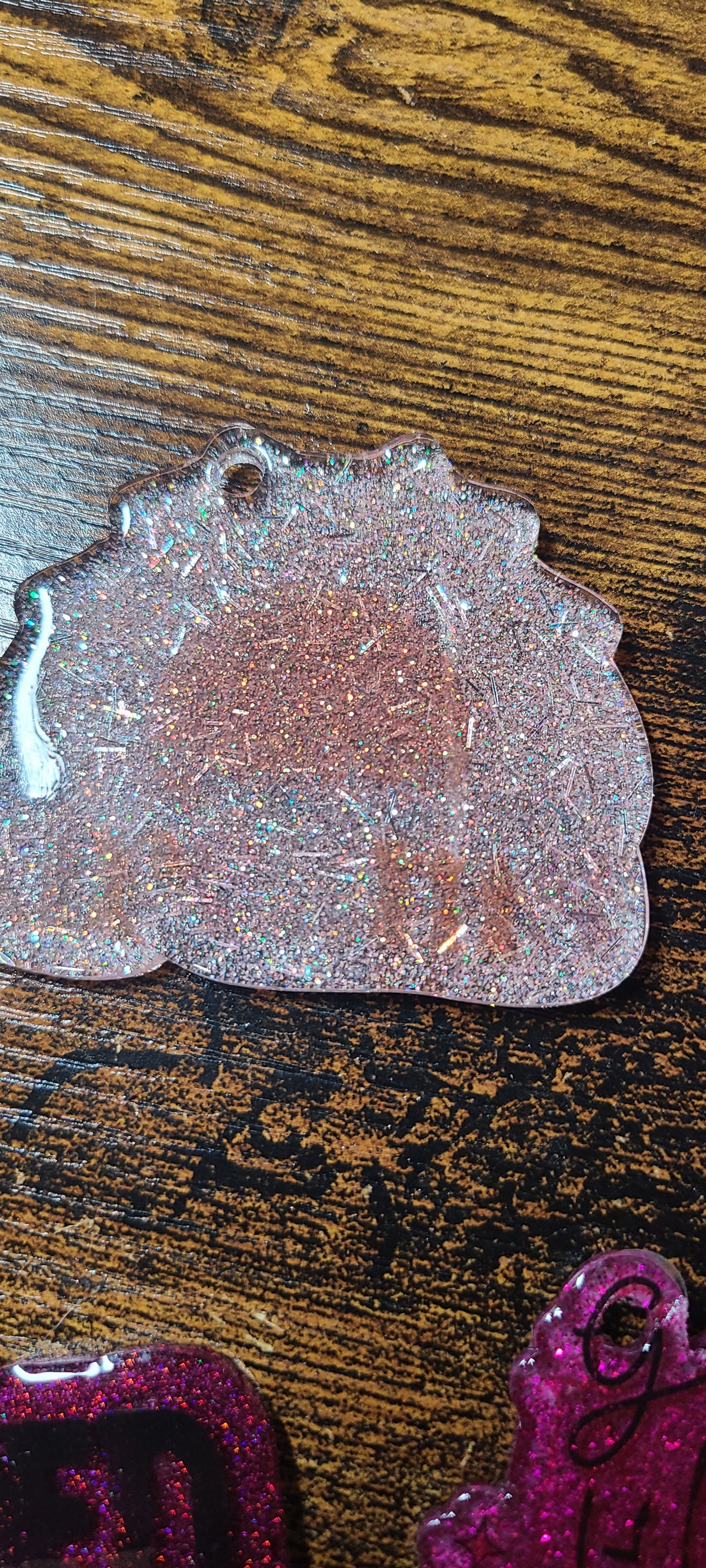 Glitter Keychains