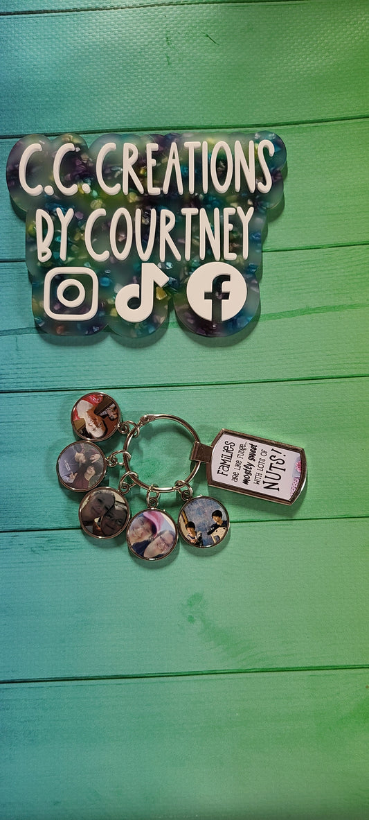 5 Photo Keychains