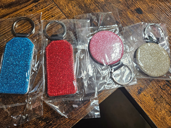 Glitter Photo Keychain