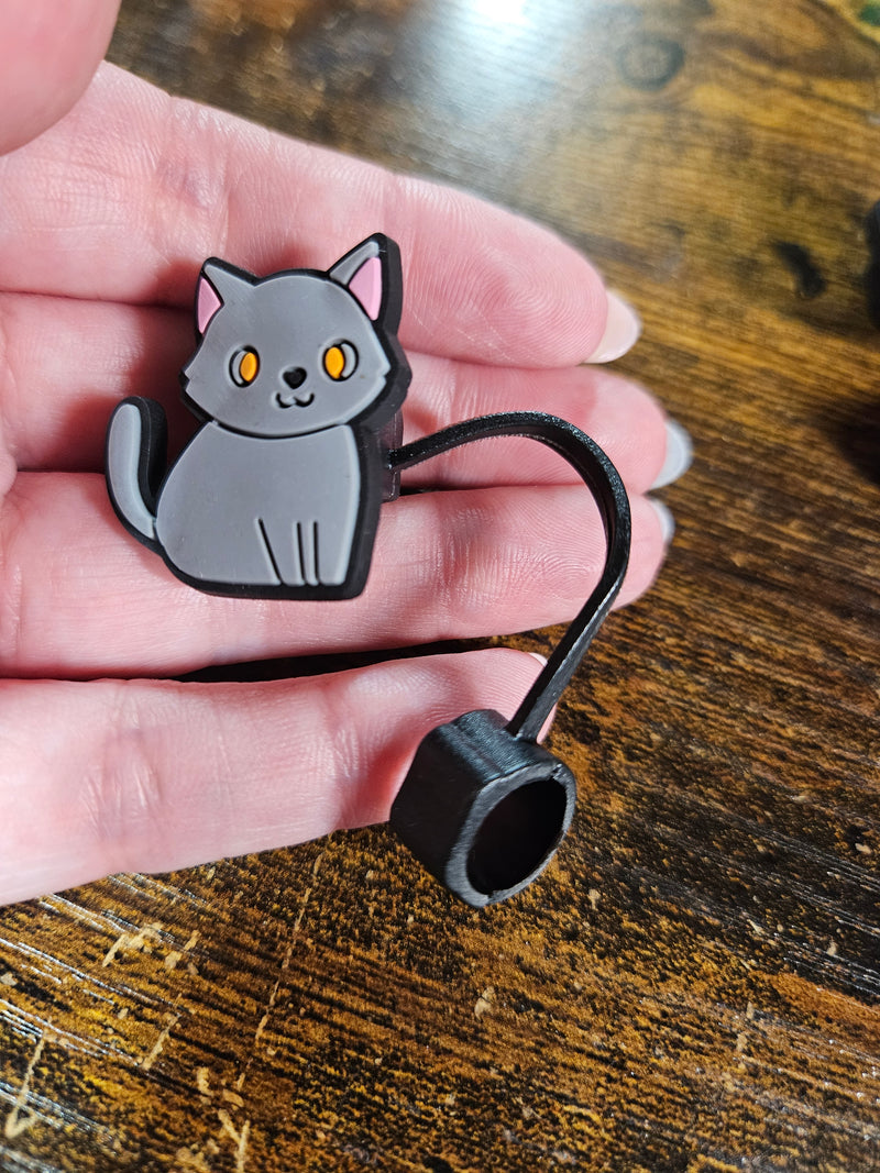 Cat Straw Toppers