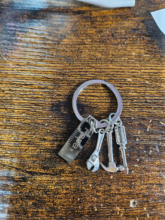 Tool Name Keychain