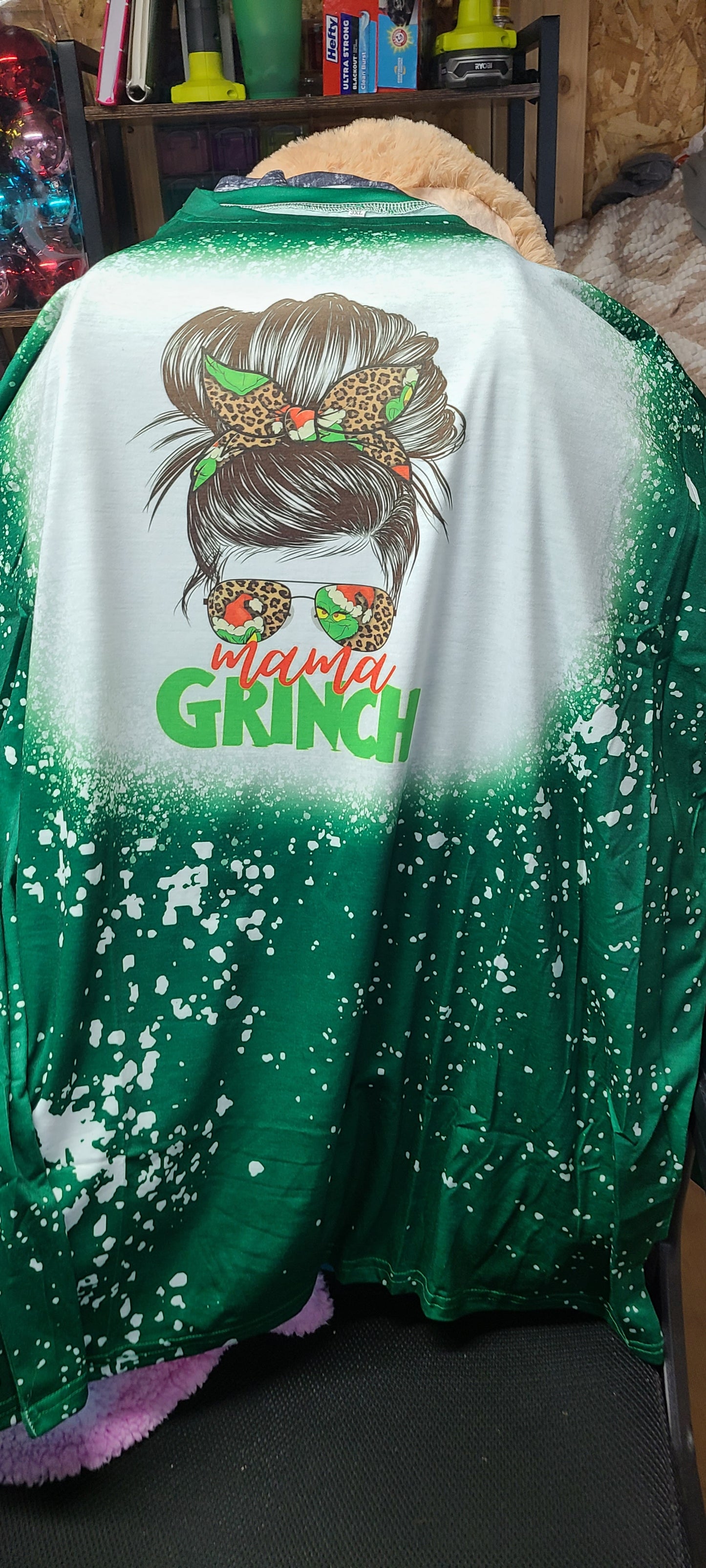 Grinch Mama Raglans