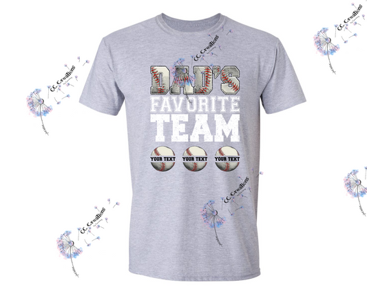 Dad's Favorite Team - Baseball