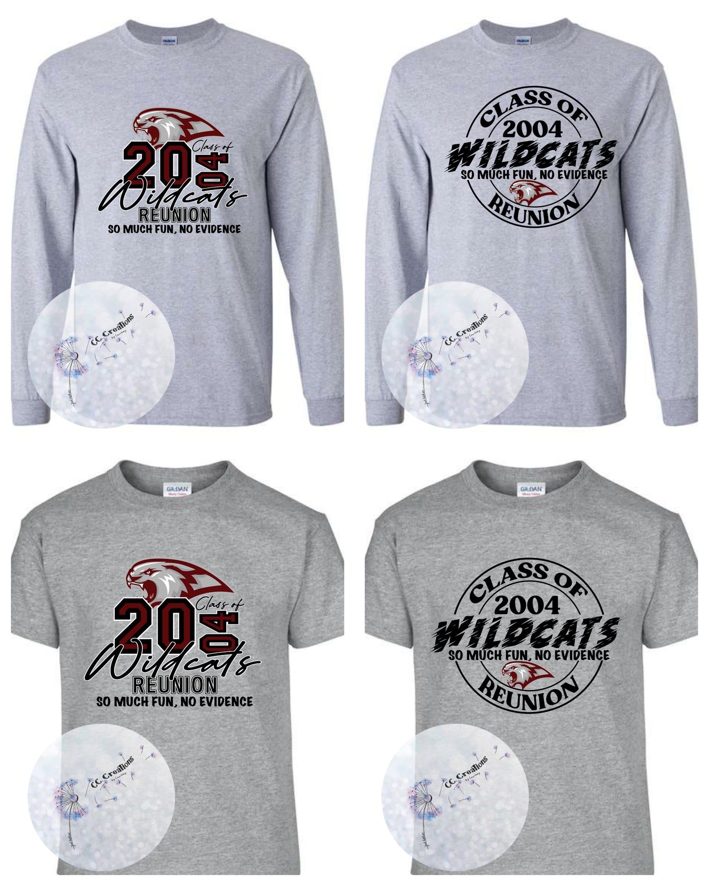 WCHS 20 Yr Reunion Shirts