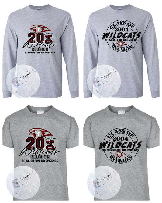 WCHS 20 Yr Reunion Shirts