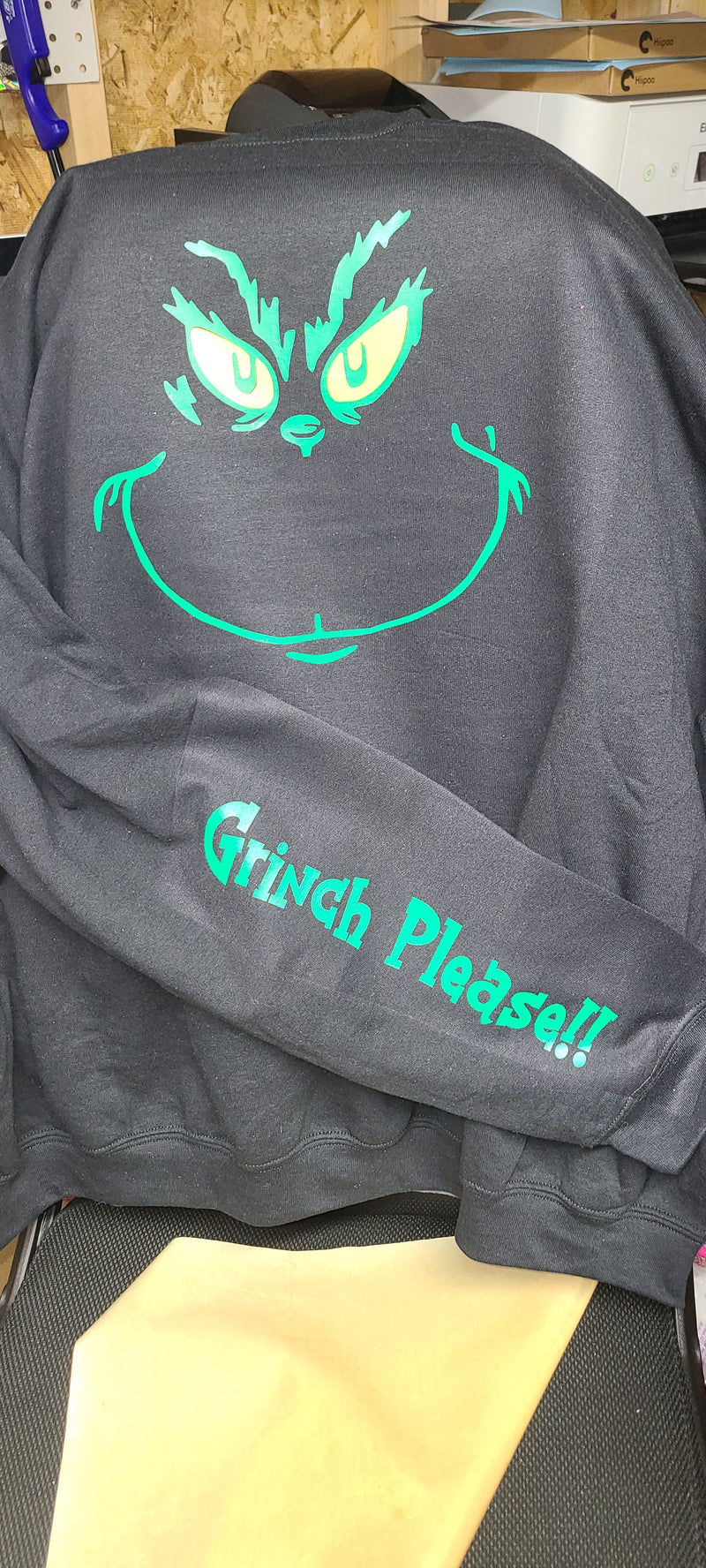 Grinch Face Sweatshirts