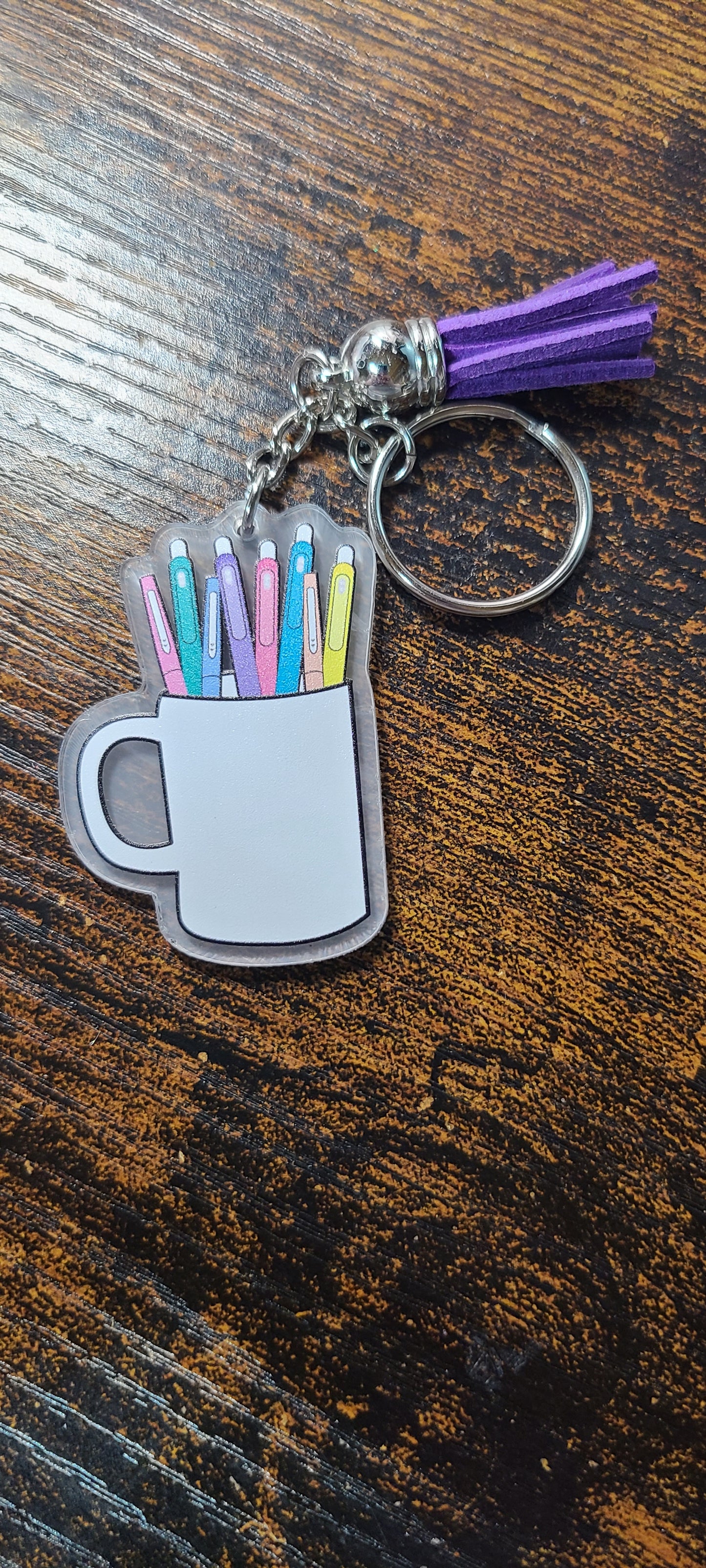 Cup Pen Keychain