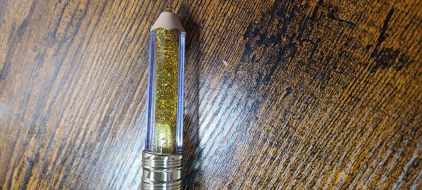 Glitter Pencil Keychains