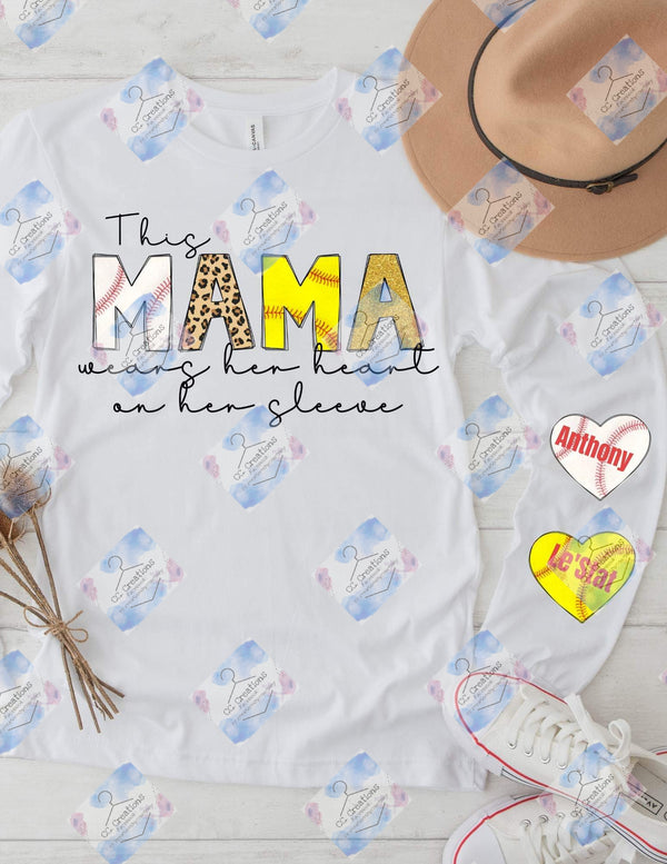 Mama Sleeve Baseball/Softball